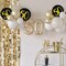 50th Birthday Balloons for Men – Black and Gold Foil Number 50, 8-Pack for Anniversary and Birthday Party Decorations (Black and Gold)